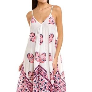 Roller Rabbit Floral Scarf Dress OS New with Tags